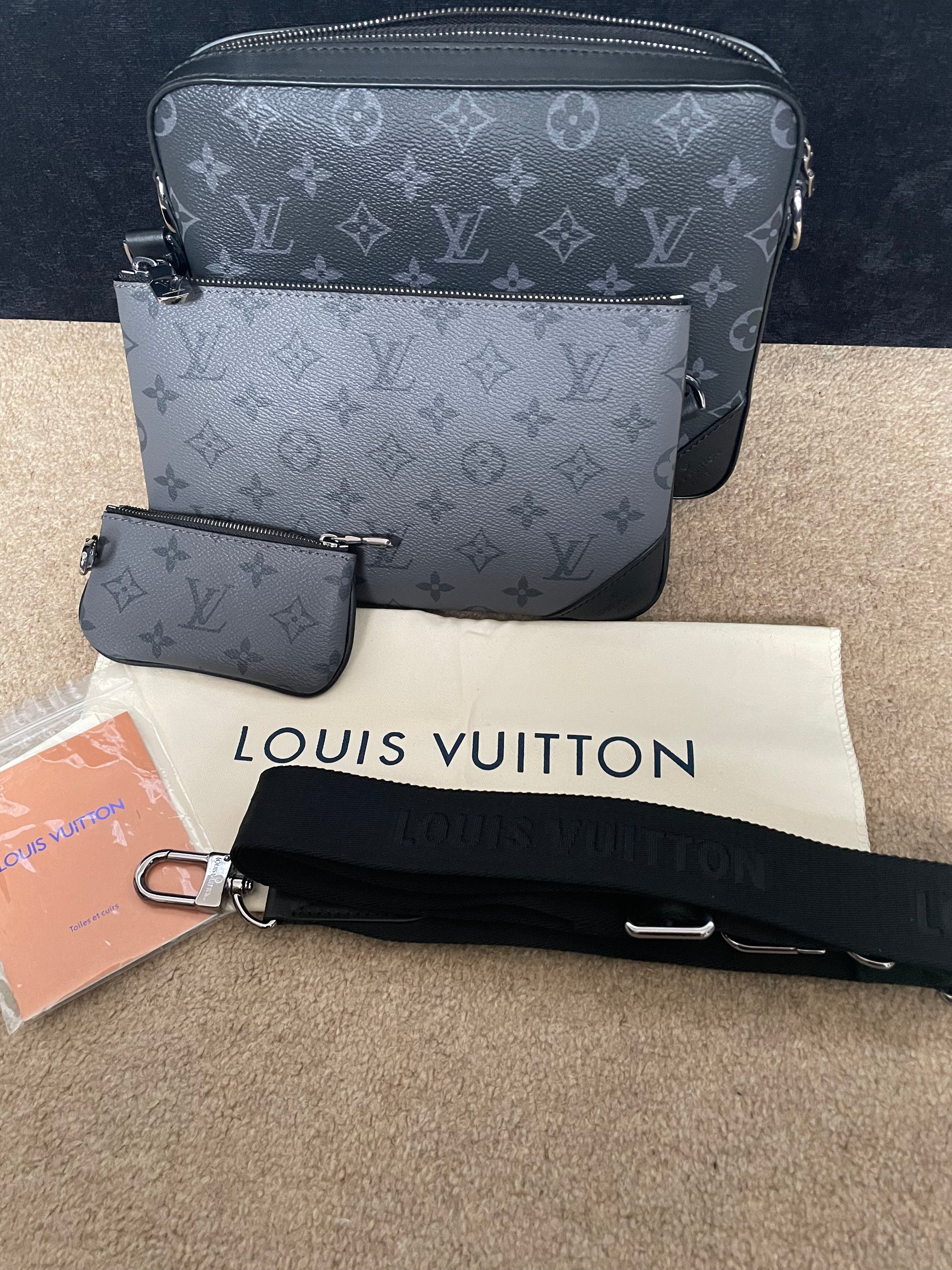 LV Trio messenger bag pictures and prices